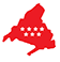 Mapa antenistas en Majadahonda